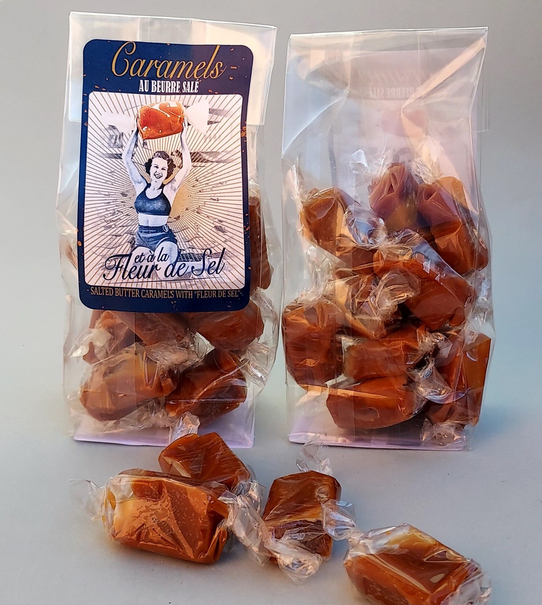 Confezione di caramelle al burro salato e fleur de sel di Guérande