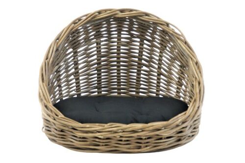 Milu Cat home half open with black cushion