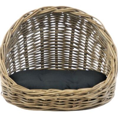 Milu Cat home half open with black cushion