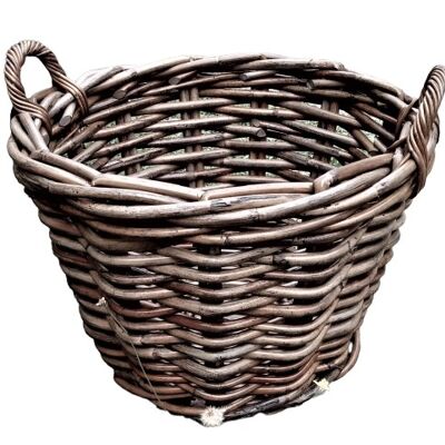 Charming CK brown round basket