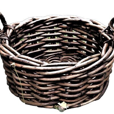 Abide CK brown round basket