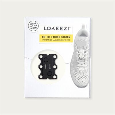 Quick Fasteners for lace-up shoes - Basic Ebony