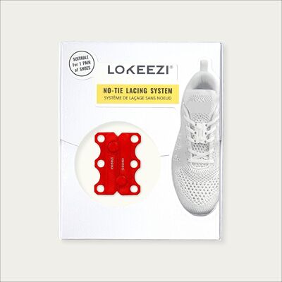 Quick Fasteners for lace-up shoes - Basic Scarlet