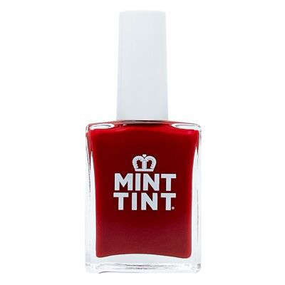 Mint Tint Cherry - Dark Red - Vegano y Cruelty Free - Esmalte de uñas de secado rápido y duradero