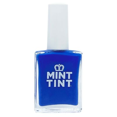 Mint Tint Cobalt - Bright Blue - Vegan and Cruelty Free - Quick-Dry and Long-Lasting Nail Polish