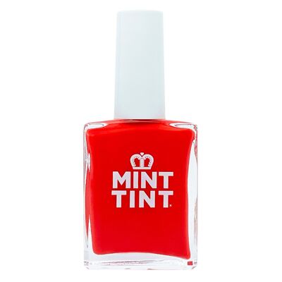 Mint Tint Scarlet - Bright Red - Vegan and Cruelty Free - Quick-Dry and Long-Lasting Nail Polish