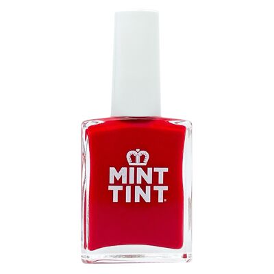 Mint Tint Wildheart - Rojo - Vegano y libre de crueldad animal - Esmalte de uñas de secado rápido y duradero