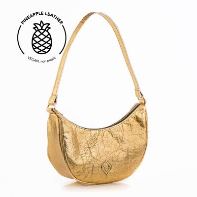 Moonbag Pineapple Leather Gold