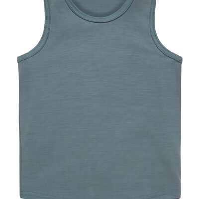 Merino Tank, Denim Blue