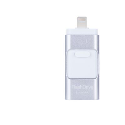 Clé USB 3.0 128GB compatible tous smartphones & tablettes - Argent