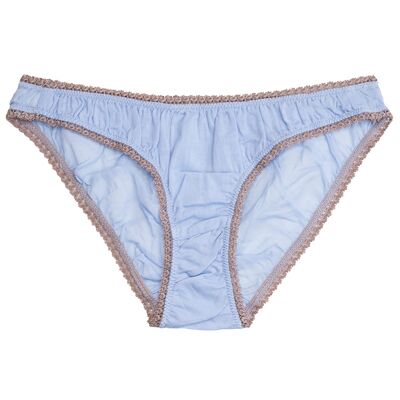 Culotte Germaine bleu ciel nude