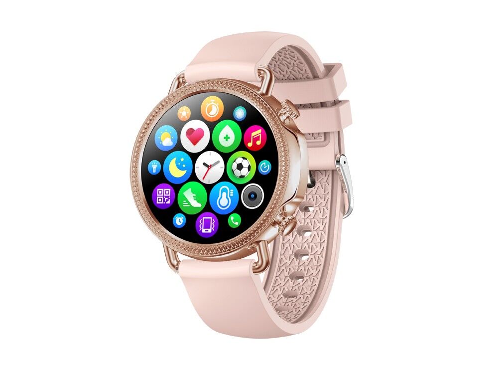 Montre discount connecté rose