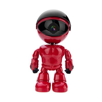 Caméra de surveillance Robot Wifi 1080p - Rouge