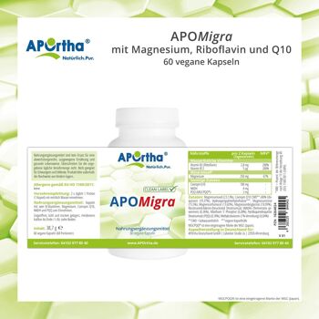 ApoMigra - 60 gélules végétaliennes 4