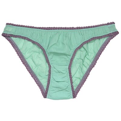 Culotte Germaine céladon lilas