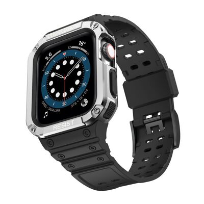 Bracelet en TPU intégral Ultimate pour Apple Watch 38/40/41mm - Noir