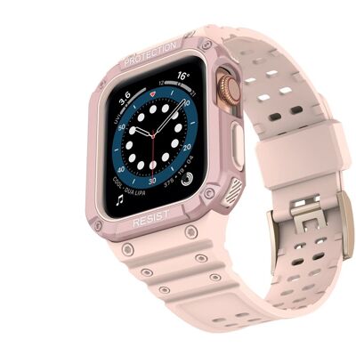 Bracelet en TPU intégral Ultimate pour Apple Watch 38/40/41mm - Rose
