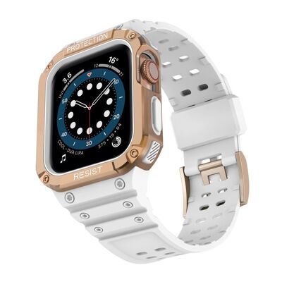 Bracelet en TPU intégral Ultimate pour Apple Watch 38/40/41mm - Blanc