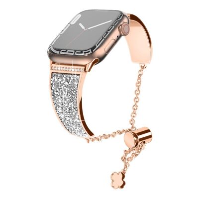Bracelet Shiny pour Apple Watch 38/40/41mm - Or rose