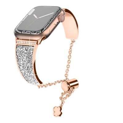 Bracelet Shiny pour Apple Watch 38/40/41mm - Or rose