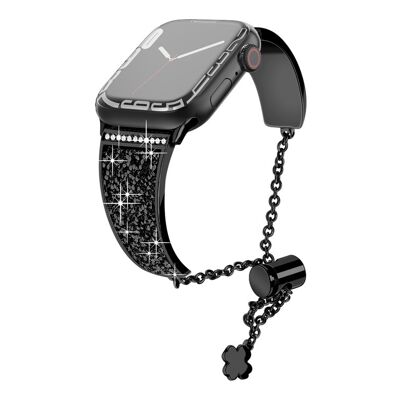 Bracelet Shiny pour Apple Watch 38/40/41mm - Noir