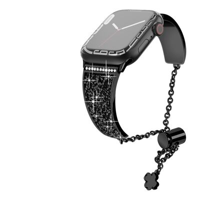 Bracelet Shiny pour Apple Watch 38/40/41mm - Noir