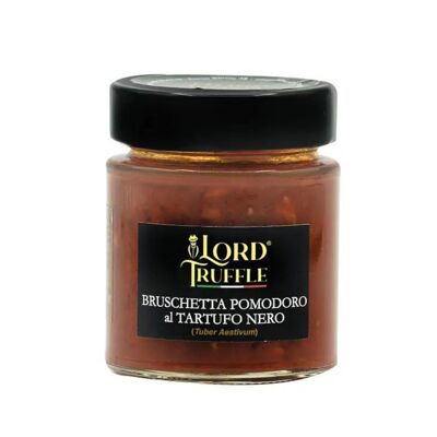 Bruschetta à la truffe noire et aux tomates