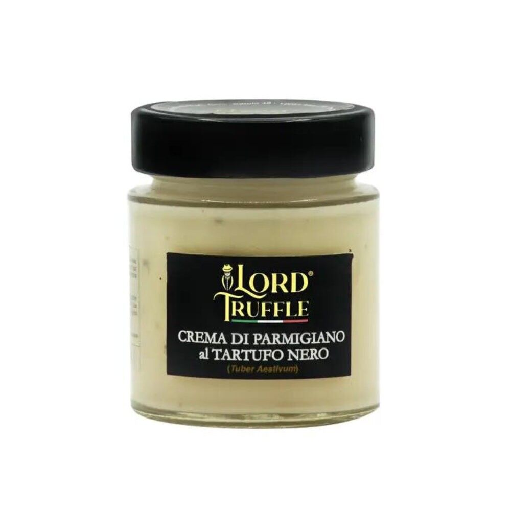 Parmesancreme mit schwarzem Trüffel