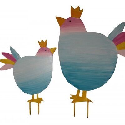 Bouchon oiseau avec couronne lot de 2