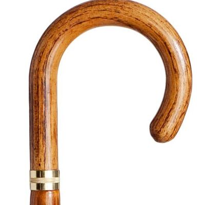 Cane with curved beech wood blown