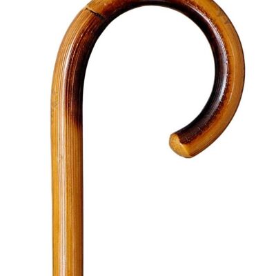 Cane with curved rattan wood