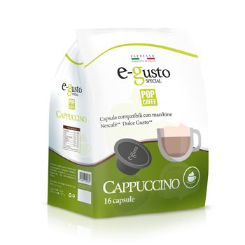 E-GOÛT DES BOISSONS - CAPPUCCINO
100% fabriqué en Italie 1