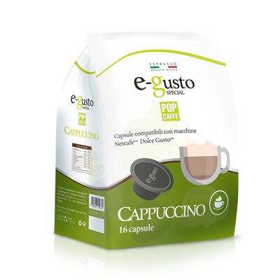 E-GUSTO BEVANDE - CAPPUCCINO
100% made in Italy
