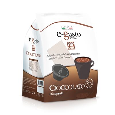 E-TASTE DRINKS - CHOCOLATE
100% made in Italy