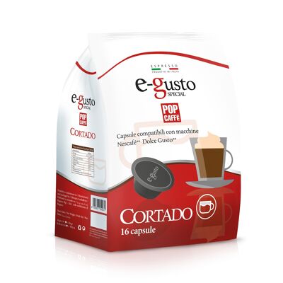 E-GUSTO BEVANDE - CORTADO
100% made in Italy