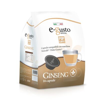 E-GUSTO BEVANDE - GINSENG
100% made in Italy