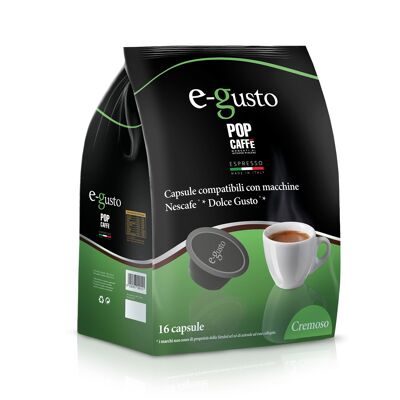 POP COFFEE E-TASTE
 COMPATIBLE WITH DOLCE GUSTO MACHINE