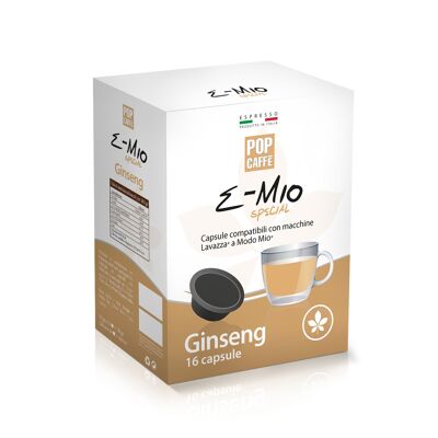 CAFÉ POP Y-MIS BEBIDAS - GINSENG
100% hecho en Italia