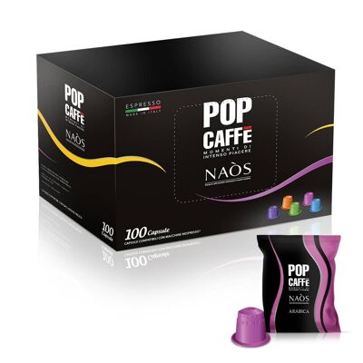 POP CAFFE' NAOS ARABICO 
COMPATIBILE CON MACCHINE NESPRESSO