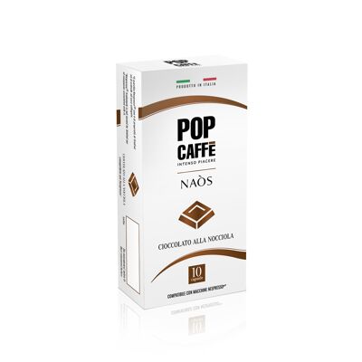 POP COFFEE NAOS GETRÄNKE - CHOCONOCCIOLA
100 % in Italien hergestellt