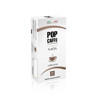 CAFÉ POP BEBIDAS NAOS - CAPPUCCINO
100% hecho en Italia