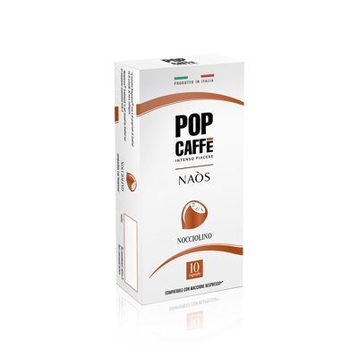 CAFÉ POP BEBIDAS NAOS - NOCCIOLINO
100% hecho en Italia
