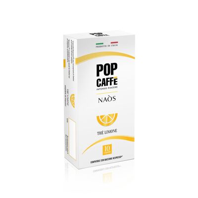 POP CAFFE' NAOS DRINKS - LEMON TEA
100% made in Italy