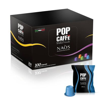 POP CAFFE' NAOS DECA
COMPATIBILE CON MACCHINE NESPRESSO