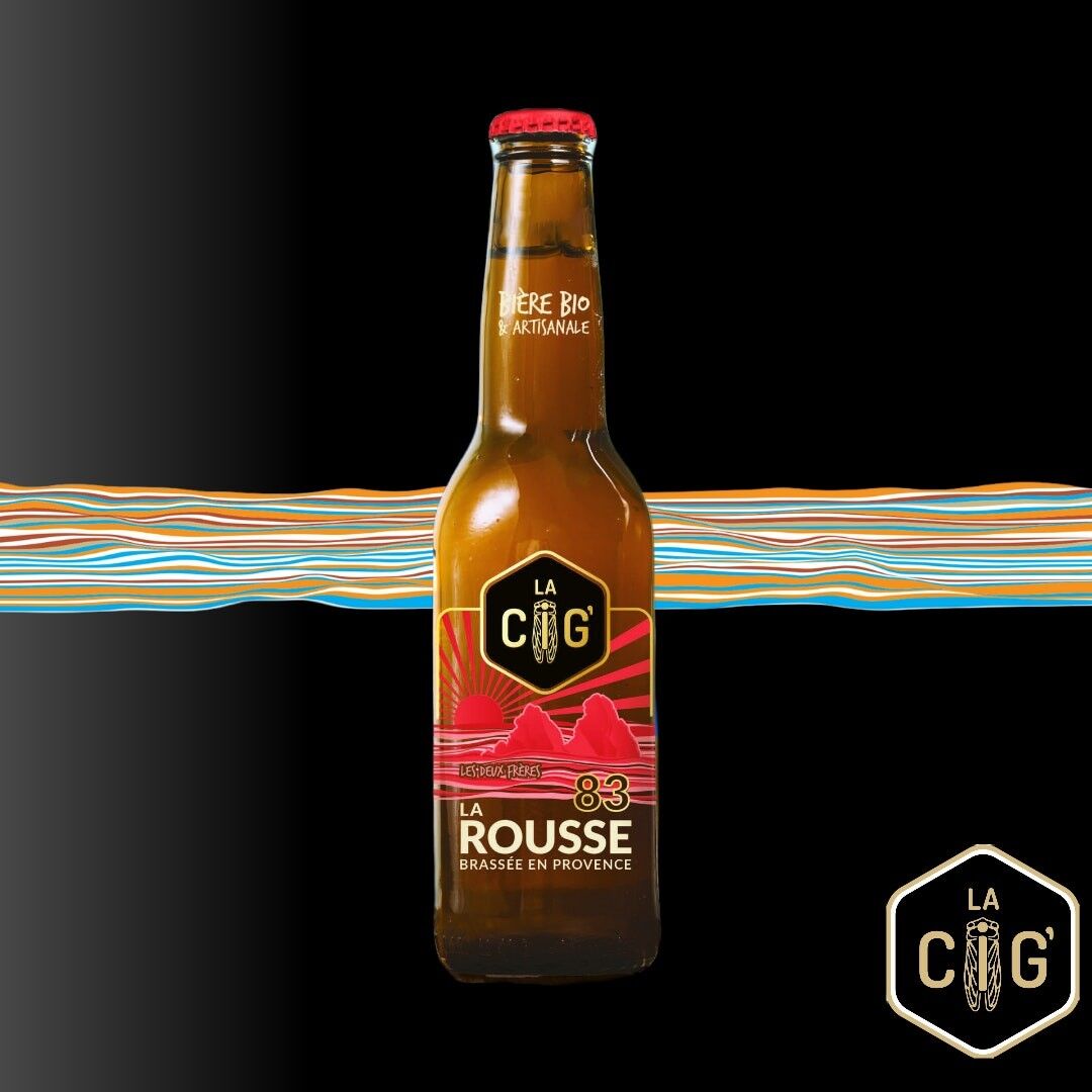 Birra Artigianale La Cig' LA ROUSSE - 6.2° - 33cl BIO