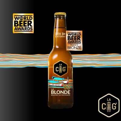 Craft Beer La Cig' LA BLONDE - 5.5° - 33cl BIO
