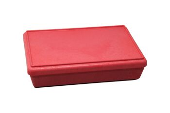 Boîte RE-Wood® avec couvercle rouge | Magasin empilable créer une commande 2