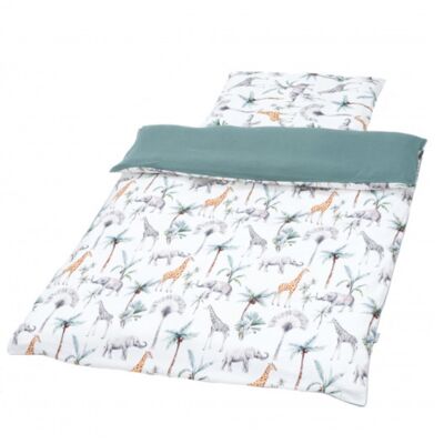 Cotton baby bed set 100x135 cm, Safari