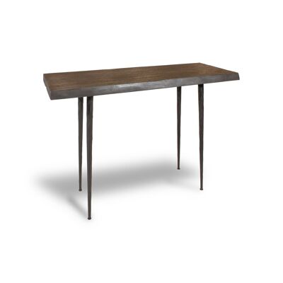 CONSOLE BURNT ACACIA WOOD 115X45X76CM LAGOS