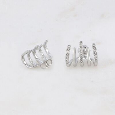 Cindel earrings - White silver